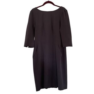 M.M.Lafleur classic gray work dress. 3/4 sleeves women’s size 8